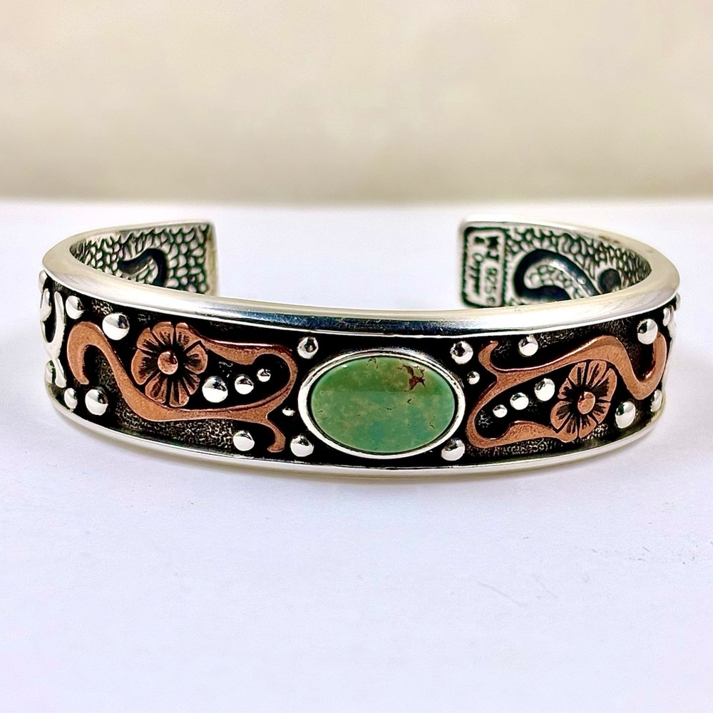 WILSON JIM - Navajo Sterling And Copper Bracelet
